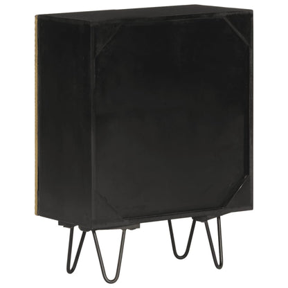 Skab 55x30x75 Cm Massivt Mangotræ - Billede 3