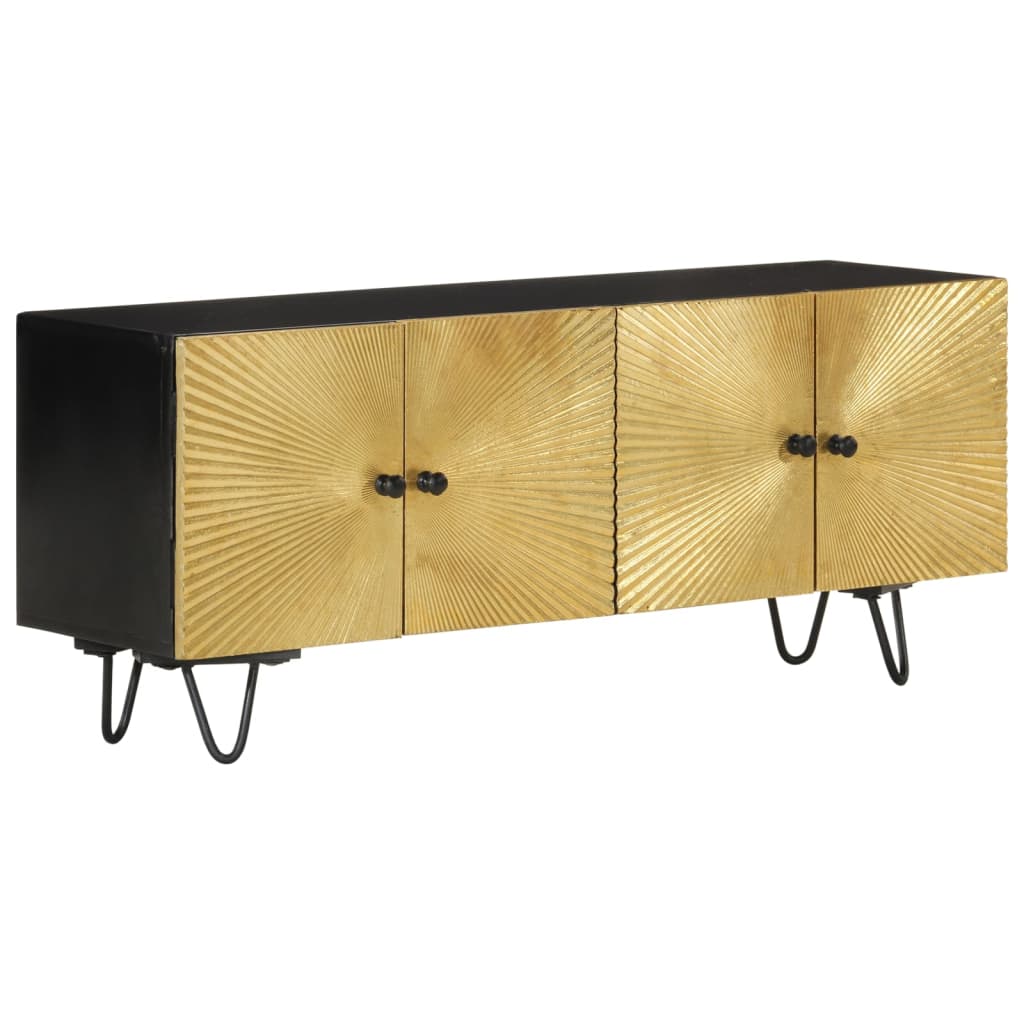 Tv-bord 110x30x45 Cm Massivt Mangotræ - Hovedbillede
