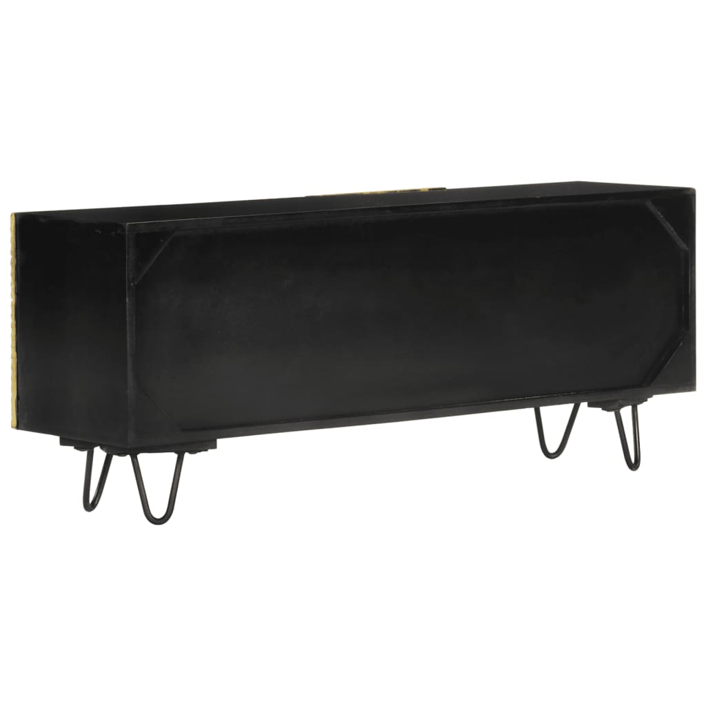 Tv-bord 110x30x45 Cm Massivt Mangotræ - Billede 3