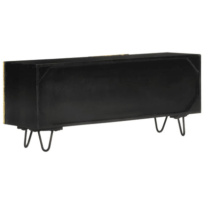 Tv-bord 110x30x45 Cm Massivt Mangotræ - Billede 3