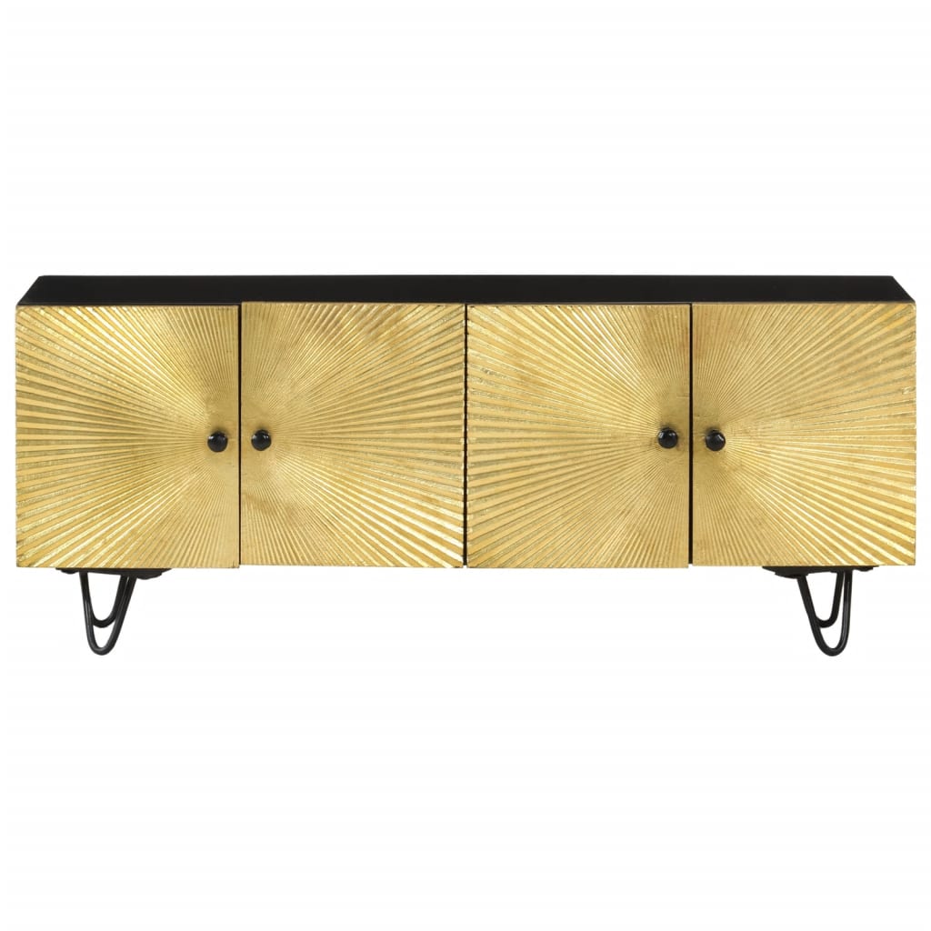 Tv-bord 110x30x45 Cm Massivt Mangotræ - Billede 4