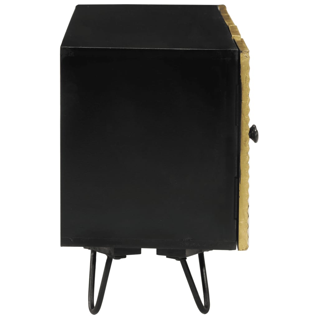 Tv-bord 110x30x45 Cm Massivt Mangotræ - Billede 5