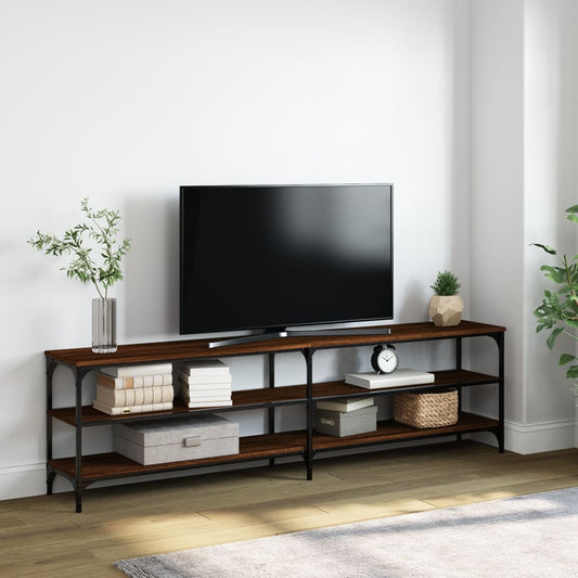 TV-bord Konstrueret Træ Og Metal - Hovedbillede