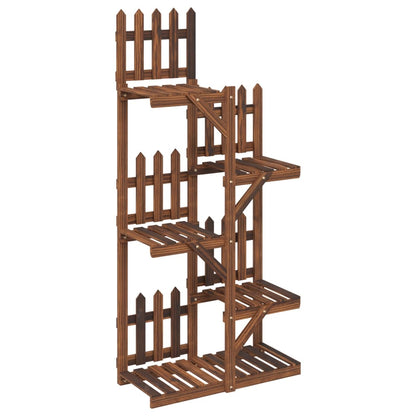 Blomsterstativ 60x25x130 Cm Massivt Fyrretræ - Billede 6