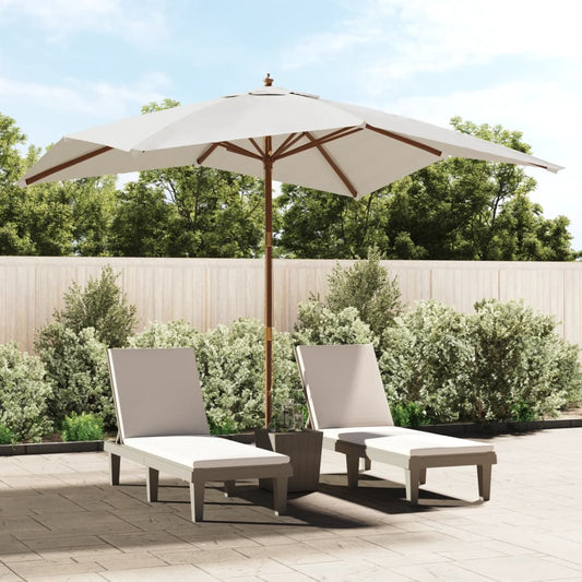 Haveparasol Med Træstang 300X300X273 Cm