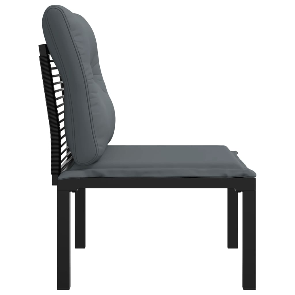 Midtersofa Til Havesofa Med Hynder Polyrattan