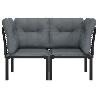 Hjørnemoduler Til Havesofa 2 Stk. Med Hynder Polyrattan