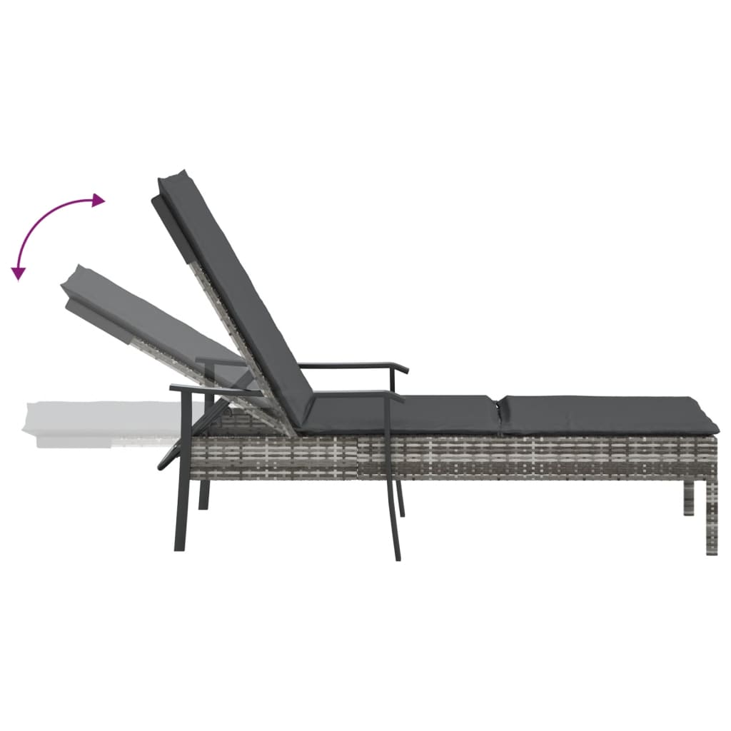 Liggestol Med Hynde Polyrattan