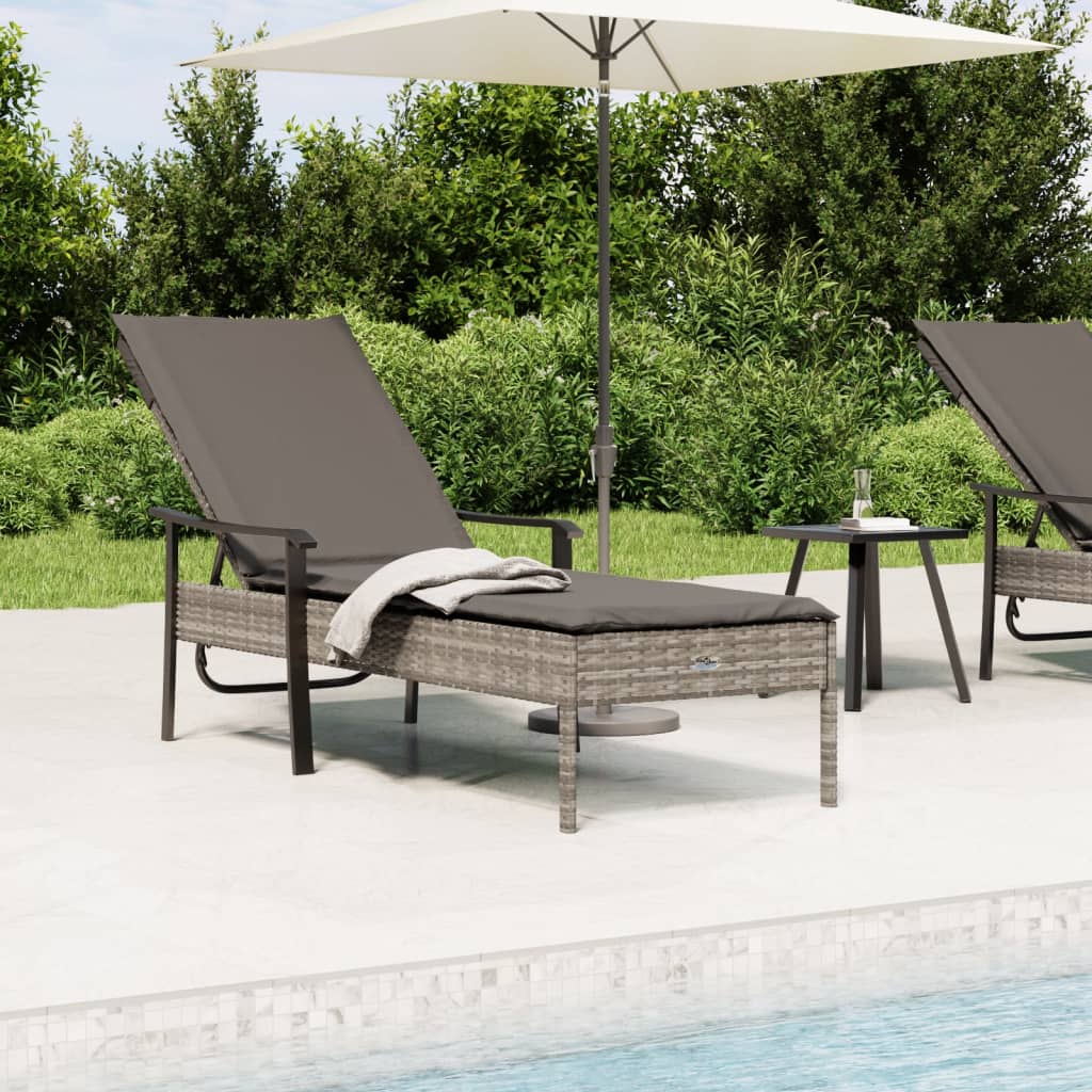 Liggestol Med Hynde Polyrattan
