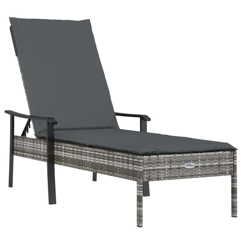 Liggestolesæt Med Hynder Og Bord Polyrattan