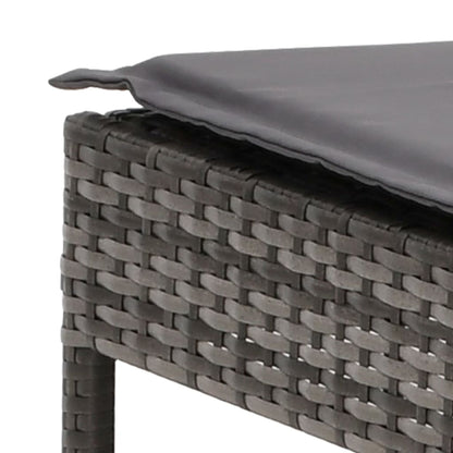 Liggestolesæt Med Hynder Og Bord Polyrattan