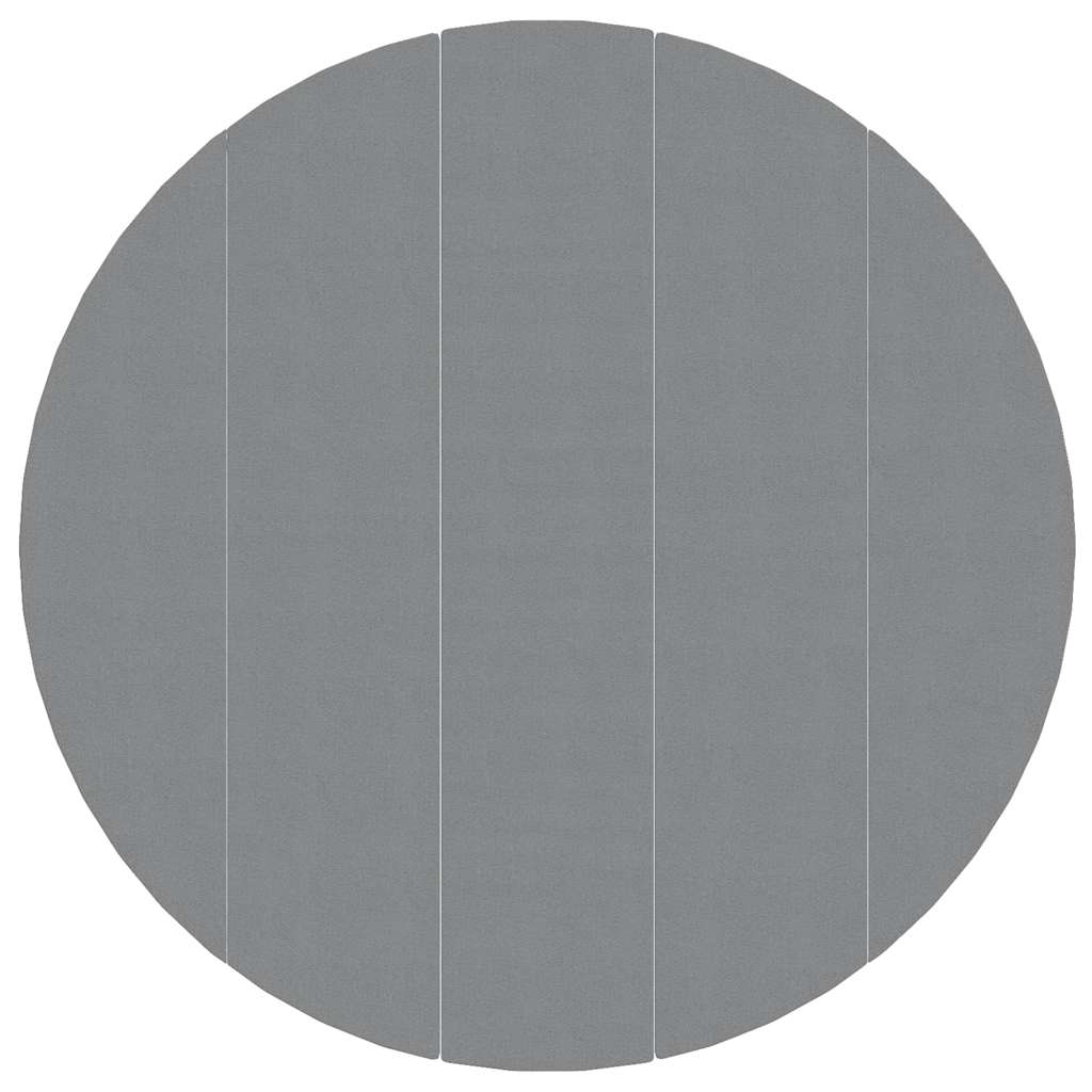 Poolunderlag Ø550 Cm Polyester-geotekstil Lysegrå - Billede 3