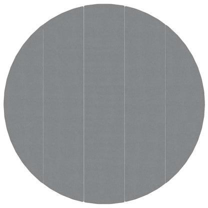 Poolunderlag Ø550 Cm Polyester-geotekstil Lysegrå - Billede 3