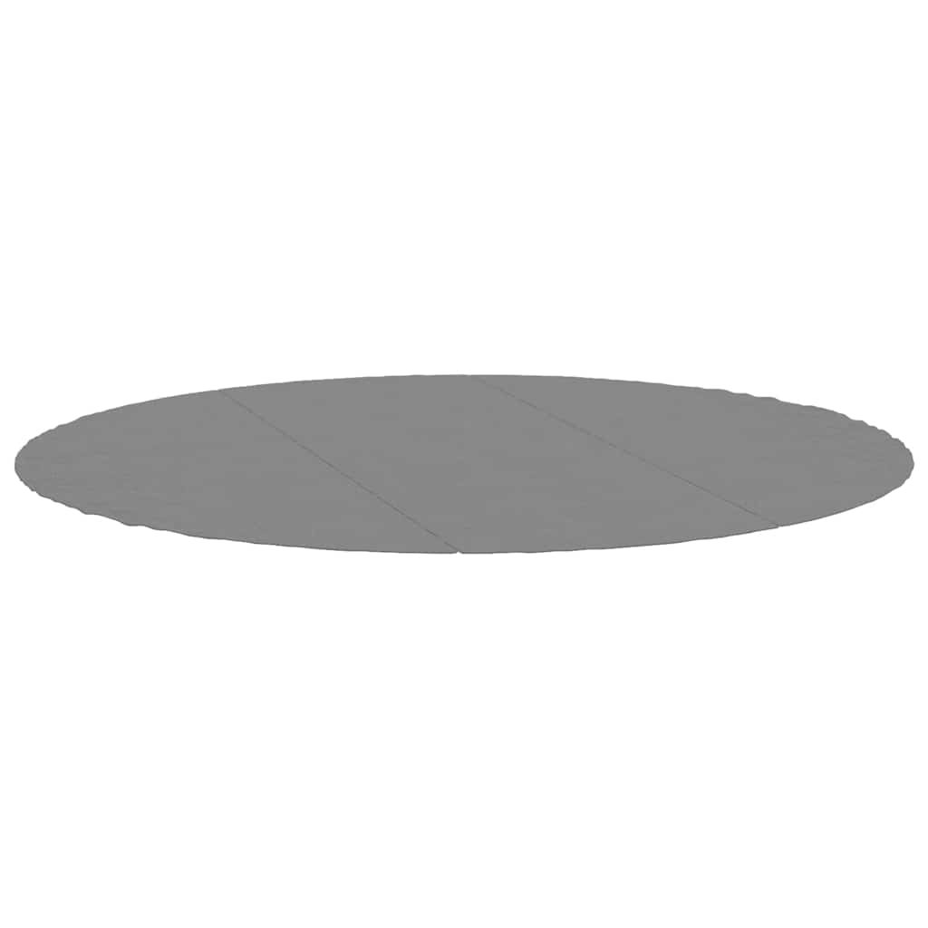 Poolunderlag Ø396 Cm Polyester-geotekstil Lysegrå - Billede 2