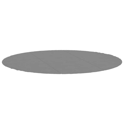 Poolunderlag Ø396 Cm Polyester-geotekstil Lysegrå - Billede 2