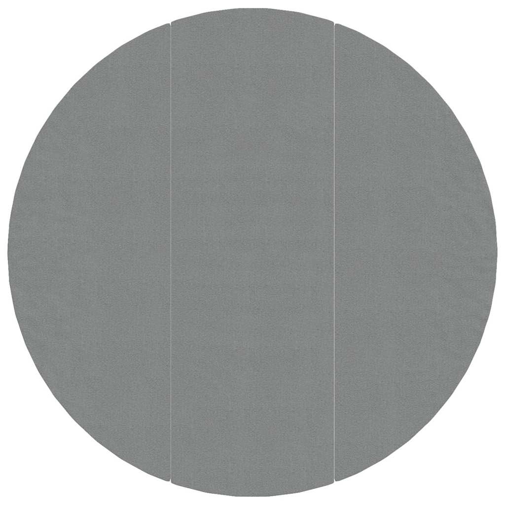 Poolunderlag Ø396 Cm Polyester-geotekstil Lysegrå - Billede 3