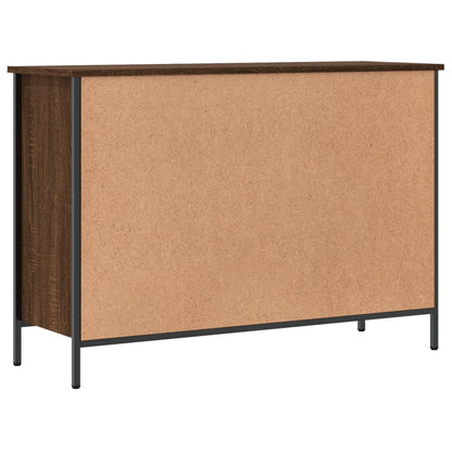 Skoskab 100x35x70 Cm Konstrueret Træ Brun Egetræ - Billede 4