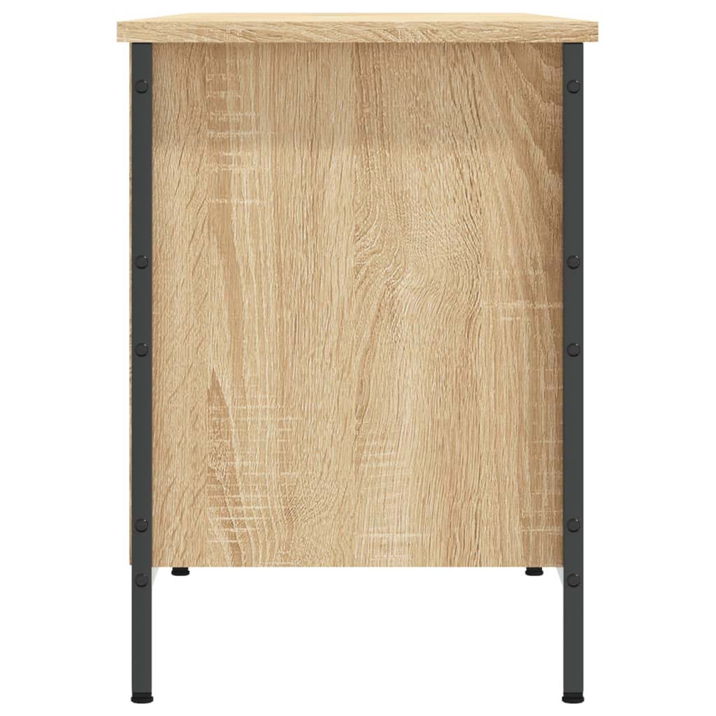 Skoreol 131x35x50 Cm Konstrueret Træ Sonoma-eg - Billede 5