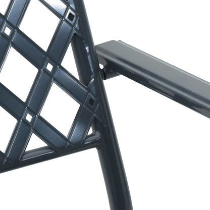 Have Stol Antracit 56 X 65 X 89 Cm Stål - Billede 8
