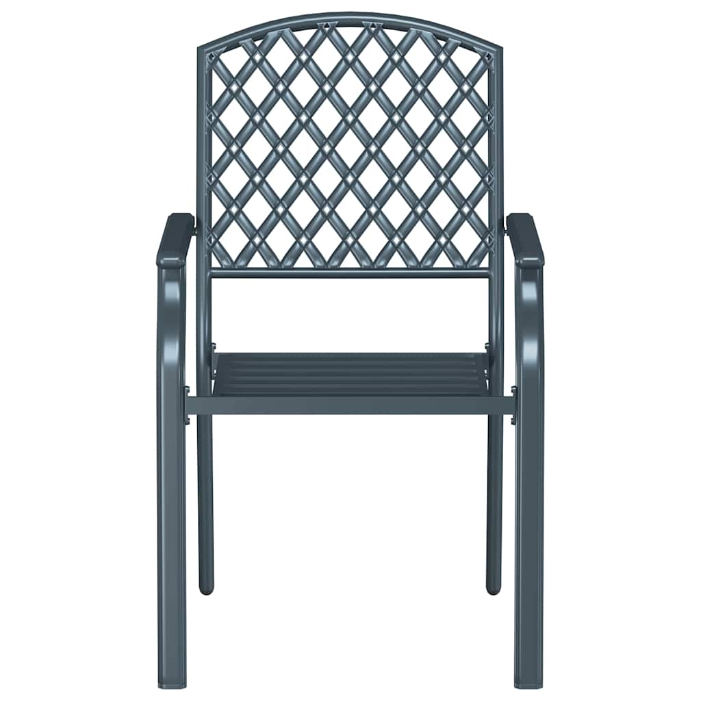 Have Stol Antracit 56 X 65 X 89 Cm Stål - Billede 5