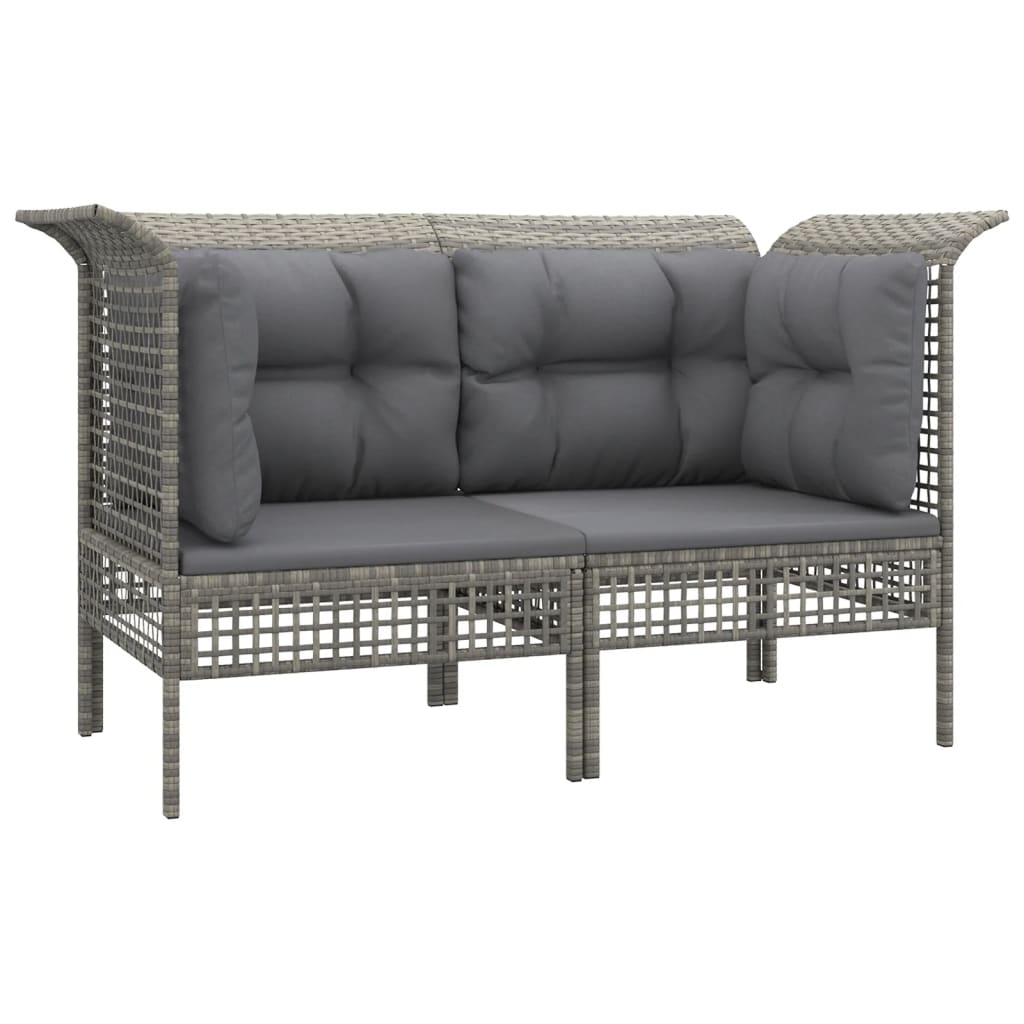 Hjørnemoduler Til Havesofa Med Hynder Polyrattan