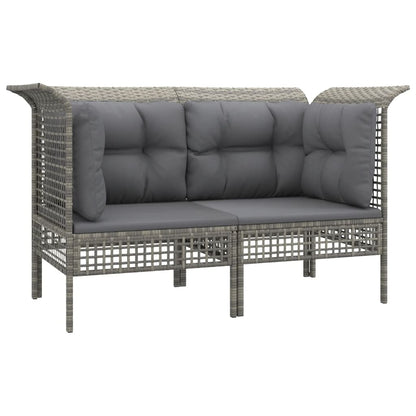 Hjørnemoduler Til Havesofa Med Hynder Polyrattan