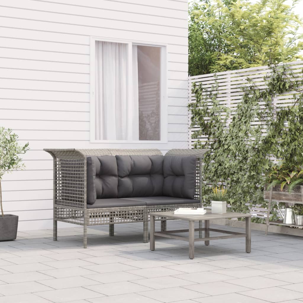 Hjørnemoduler Til Havesofa Med Hynder Polyrattan