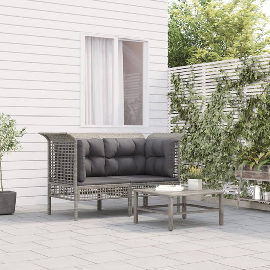 Hjørnemoduler Til Havesofa Med Hynder Polyrattan