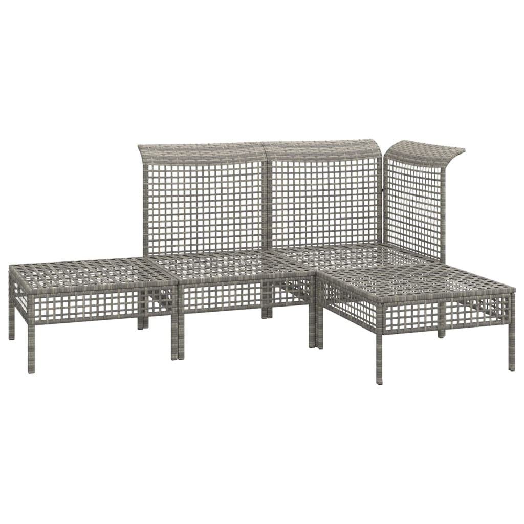 Loungesæt Til Haven Med Hynder Polyrattan