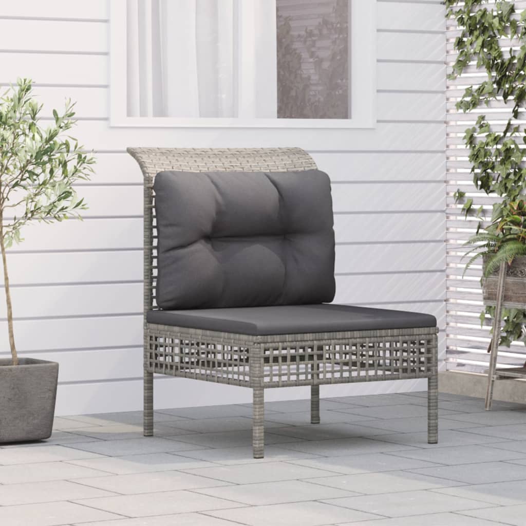 Midtermodul Til Havesofa Med Hynde Polyrattan