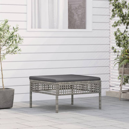 Hjørnemoduler Til Havesofa 2 Stk. Med Hynder Polyrattan Grå - Variant 319669