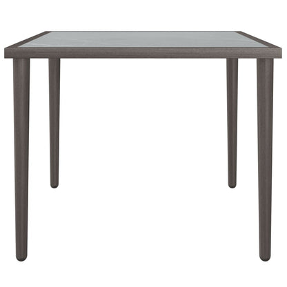 Havebord 48X48X37 Cm Stål Grå