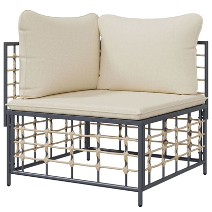 Hjørnemodul Til Havesofa Med Hynder Polyrattan