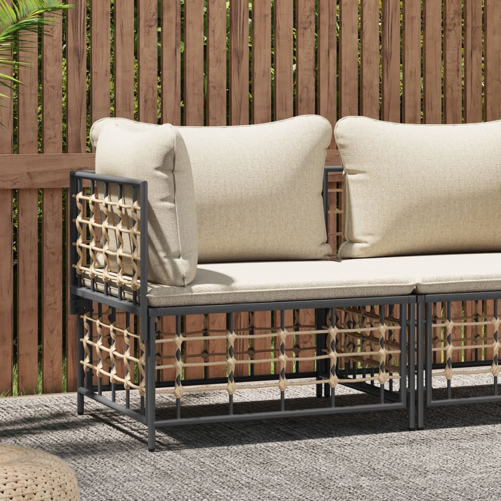 Hjørnemodul Til Havesofa Med Hynder Polyrattan
