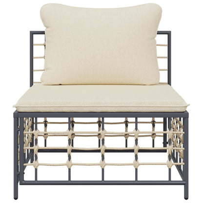 Midtermodul Til Havesofa Med Hynder Polyrattan