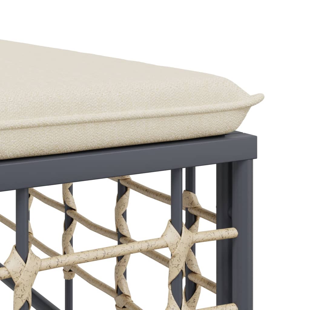 Midtermodul Til Havesofa Med Hynder Polyrattan