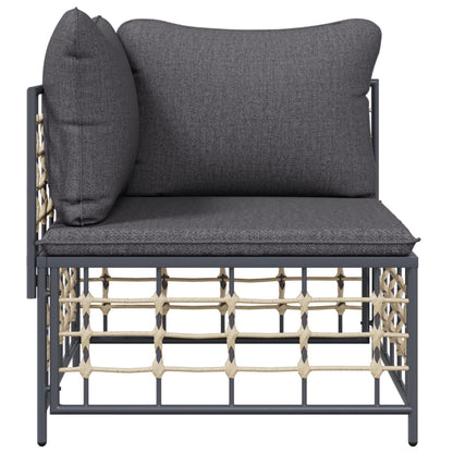 Hjørnemodul Til Havesofa Med Hynder Polyrattan
