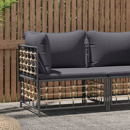 Hjørnemodul Til Havesofa Med Hynder Polyrattan