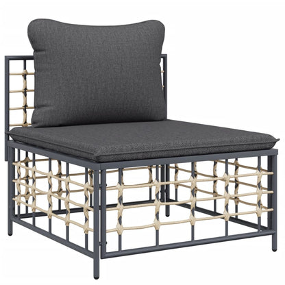 Midtermodul Til Havesofa Med Hynder Polyrattan