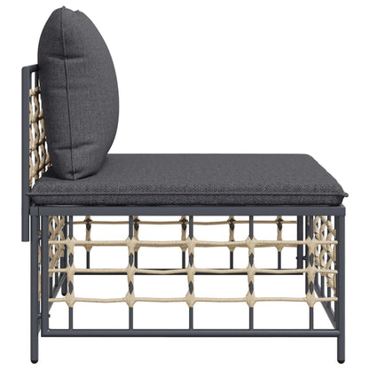 Midtermodul Til Havesofa Med Hynder Polyrattan
