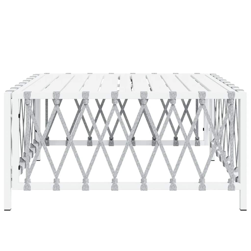 Havebord 70x70x34 Cm Vævet Stof