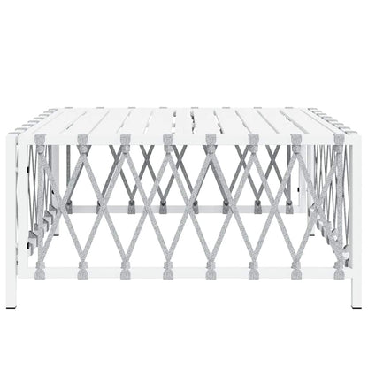 Havebord 70x70x34 Cm Vævet Stof