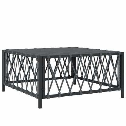 Havebord 70x70x34 Cm Vævet Stof