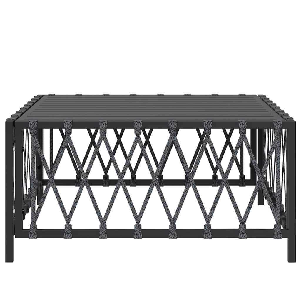 Havebord 70x70x34 Cm Vævet Stof