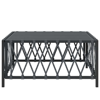 Havebord 70x70x34 Cm Vævet Stof