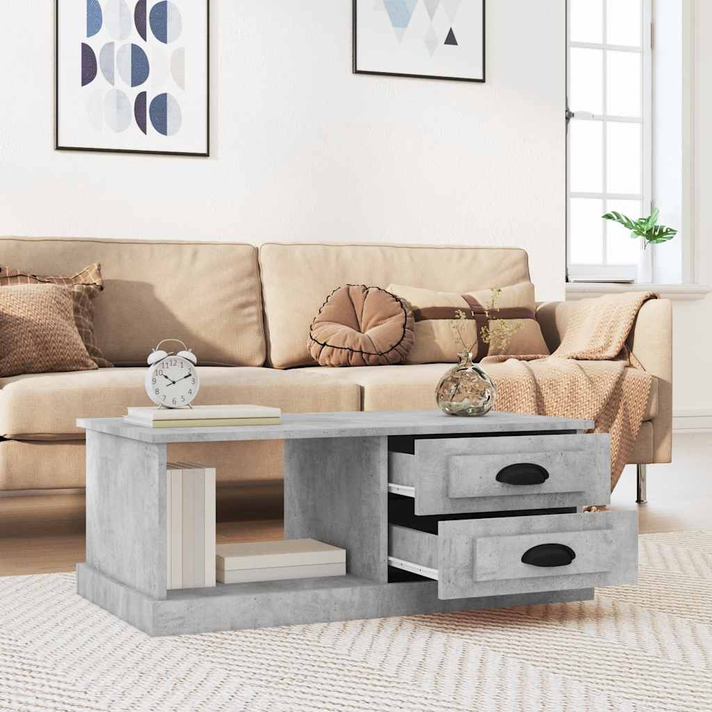 Sofabord 90x50x35 Cm Konstrueret Træ - Billede 3