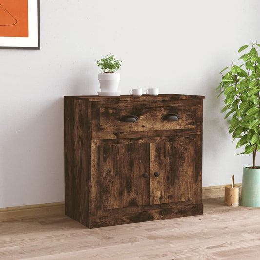 Skænk 70X35,5X67,5 Cm Konstrueret Træ Etræsfarve