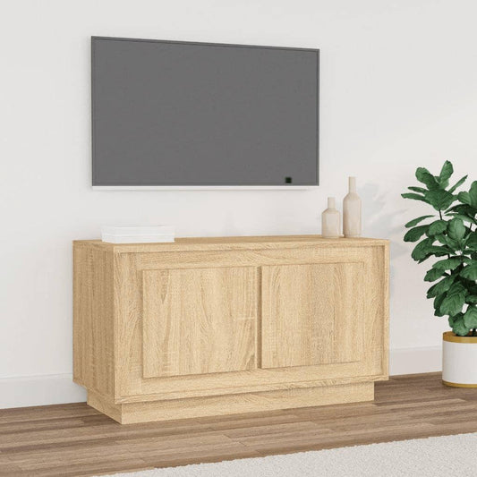 Tv-Bord 80X35X45 Cm Konstrueret Træ