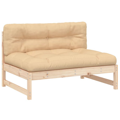 Midtermodul Til Sofa 120x80 Cm Massivt Fyrretræ - Billede 2