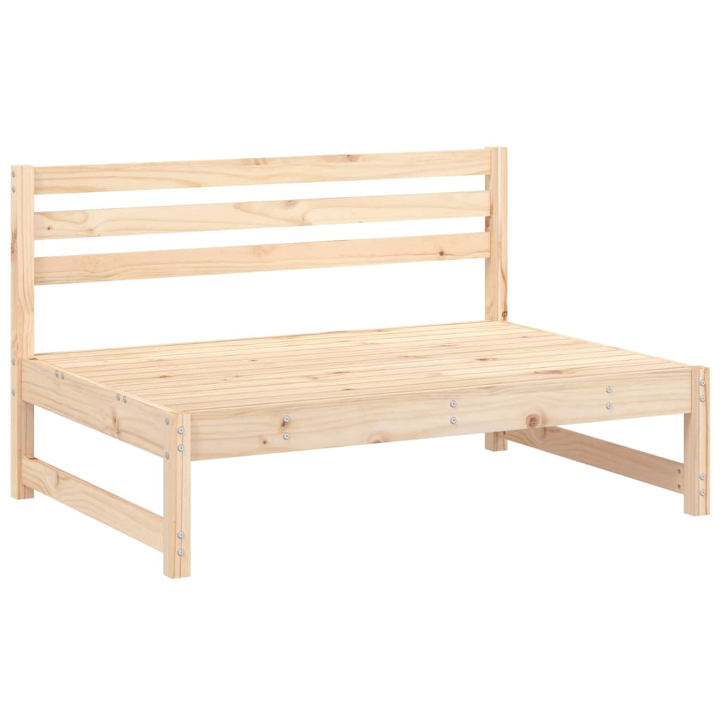 Midtermodul Til Sofa 120x80 Cm Massivt Fyrretræ - Billede 3